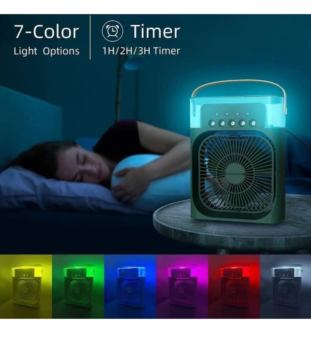 Arctic Breeze Mini Air Cooler – Portable USB Cooling Fan