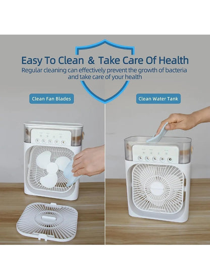 Arctic Breeze Mini Air Cooler – Portable USB Cooling Fan